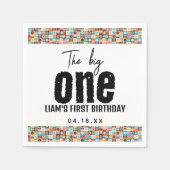 Serviette En Papier Le grand 1er anniversaire (Devant)