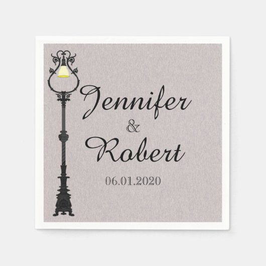 Serviette En Papier Le grand Mariage facile Napkin (Devant)