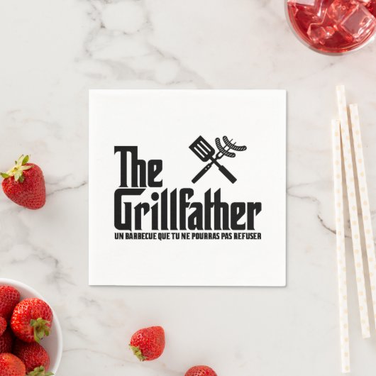 Serviette En Papier Le Grillfather (En situation)