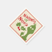 Serviette En Papier Le Grinch | Méchant ou gentil (Coin)