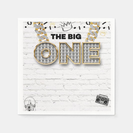 Serviette En Papier Le GROS parti Hip hop (Devant)