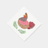 Serviette En Papier Le Hen Brown (Coin)