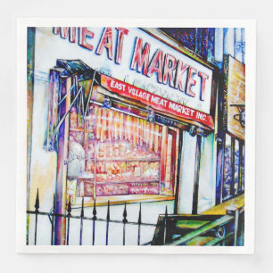 Serviette En Papier Le jardin de la sagesse de l'East Village