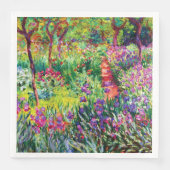 Serviette En Papier Le jardin d'Iris à Giverny par Claude Monet (Devant)