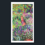 Serviette En Papier Le jardin d'Iris à Giverny par Claude Monet<br><div class="desc">S'il vous plaît visitez mon magasin pour un design plus intéressant et plus de choix de couleurs. => zazzle.com/iwheels*</div>