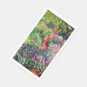 Serviette En Papier Le jardin d'Iris à Giverny par Claude Monet (Coin)