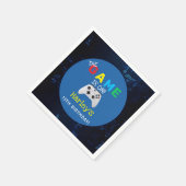 Serviette En Papier Le Jeu Est En Cours ! Jeu vidéo photo personnalisé (Coin)