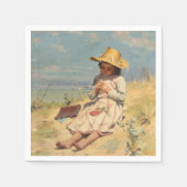 Serviette En Papier Le jeune botaniste (par Paul Peel) (Devant)