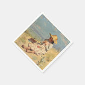 Serviette En Papier Le jeune botaniste (par Paul Peel) (Coin)