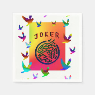 Serviette En Papier Le joker rêve des serviettes