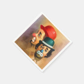 Serviette En Papier Le joyeux clown (Coin)