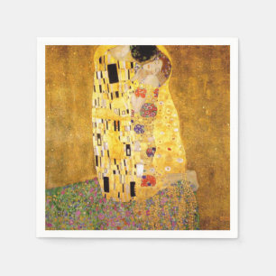 Serviette En Papier Le Kiss Gustav Klimt