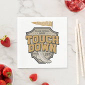Serviette En Papier Le légendaire Football College Touch Down (En situation)