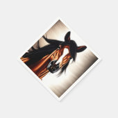 Serviette En Papier Le Majestic Mustang - L'Esprit De Liberté (Coin)