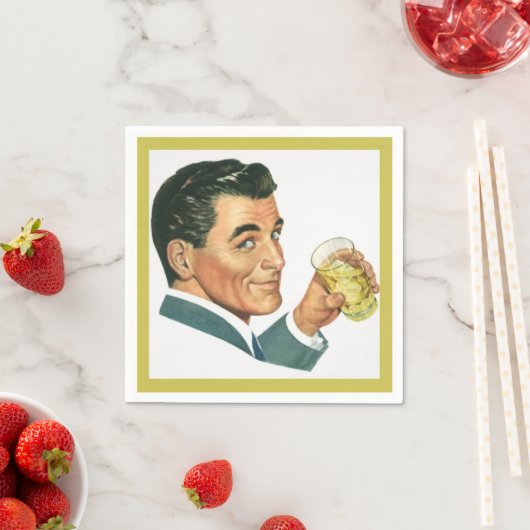 Serviette En Papier Le Manly (En situation)