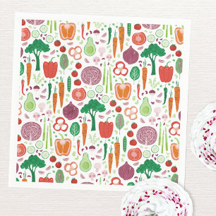 Serviette En Papier Le marché des agriculteurs Légumes cultivés locale