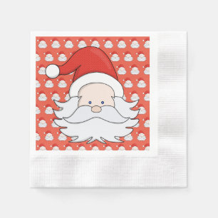 Serviette En Papier Le mignon Père Noël
