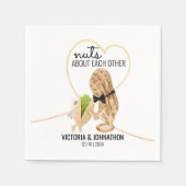 Serviette En Papier Le Mix Nuts Parfait Drôle | Traitement Mariage (Devant)