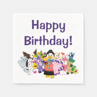 Serviette En Papier Le monde magique de Webkinz