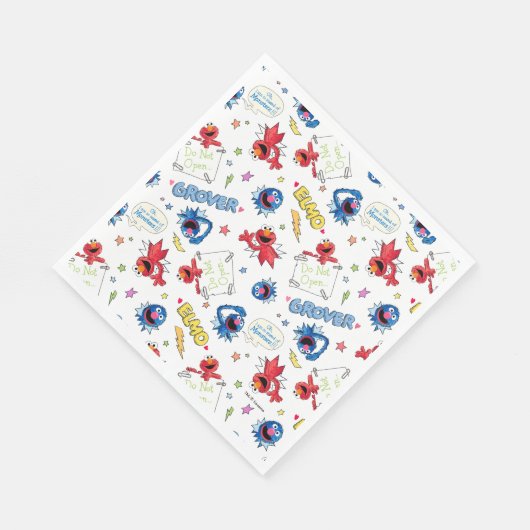 Serviette En Papier Le Monstre à la fin de cette histoire Motif (Coin)