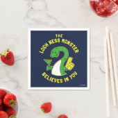 Serviette En Papier Le Monstre Loch Ness Croit En Vous (En situation)