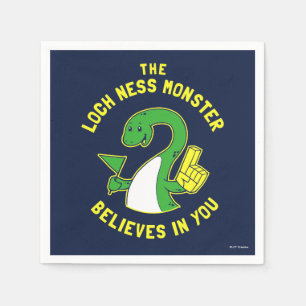 Serviette En Papier Le Monstre Loch Ness Croit En Vous