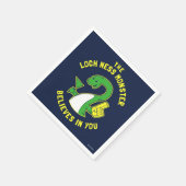 Serviette En Papier Le Monstre Loch Ness Croit En Vous (Coin)