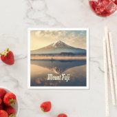 Serviette En Papier Le Mont Fuji (En situation)