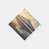 Serviette En Papier Le Mont Fuji (Coin)