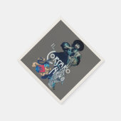 Serviette En Papier LE NOIR CORSAIR gris (Coin)