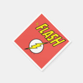 Serviette En Papier Le nom Flash et logo d'éclair (Coin)