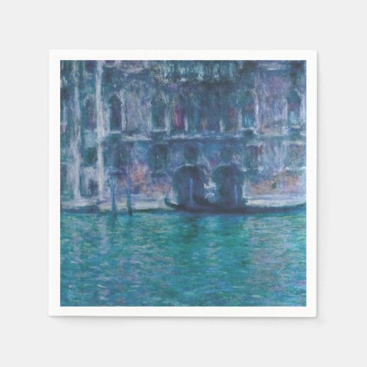 Serviette En Papier Le palais da Mula Claude Monet (Devant)