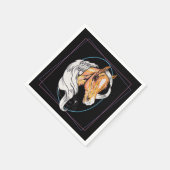 Serviette En Papier Le Palomino (noir) (Coin)