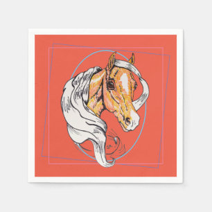 Serviette En Papier Le Palomino (saumon)