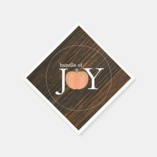 Serviette En Papier Le paquet de bois de joie a inspiré le baby showe