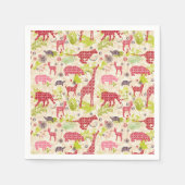 Serviette En Papier Le paradis de la jungle (Devant)