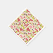 Serviette En Papier Le paradis de la jungle (Coin)