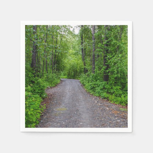 Serviette En Papier Le paradis vert (Devant)