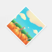 Serviette En Papier Le patch Citrouille (Coin)