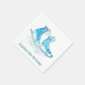 Serviette En Papier Le patinage sur glace personnalise la Parties scin (Coin)