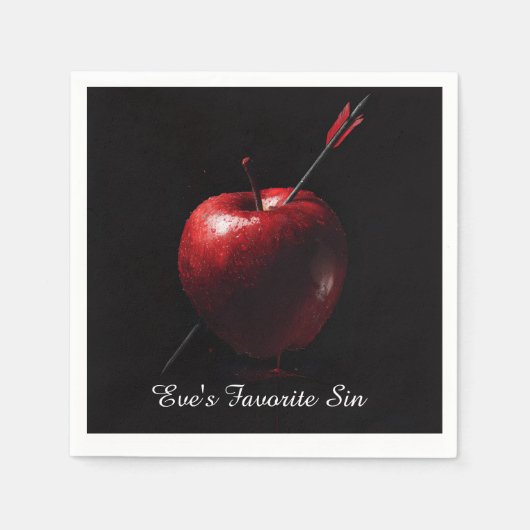 Serviette En Papier Le Péché Favori d'Eve (Devant)