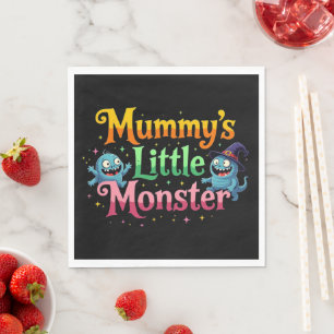 Serviette En Papier Le petit monstre de maman