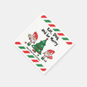 Serviette En Papier Le pickball de Noël (Coin)