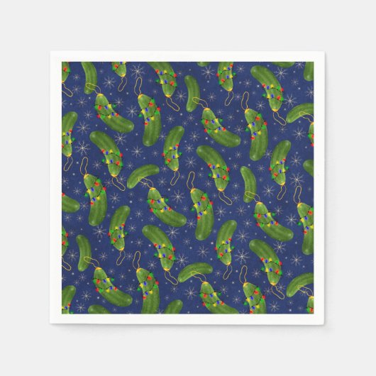 Serviette En Papier Le pickle de Noël (Devant)