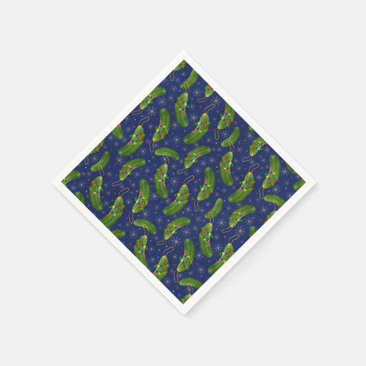 Serviette En Papier Le pickle de Noël (Coin)