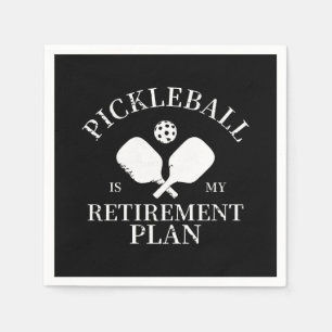 Serviette En Papier le pickleball est mon plante de retraite