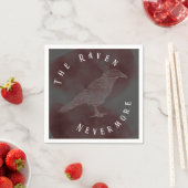 Serviette En Papier Le poème corbeau (En situation)