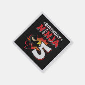 Serviette En Papier Le poison de Ninja Birthday (Coin)
