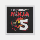 Serviette En Papier Le poison de Ninja Birthday (Devant)