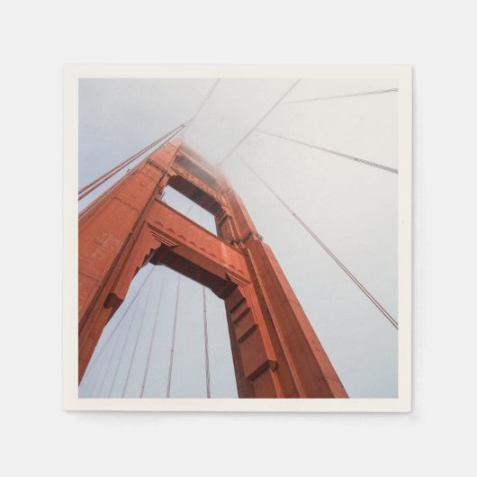 Serviette En Papier Le pont du Golden Gate (Devant)